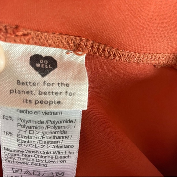 Madewell MWL Perfect High Rise Leggings Women's Rust size Small - Picture 9 of 14